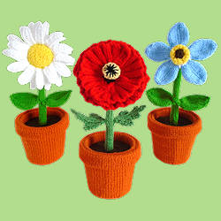 Knitted Flowers
