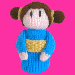 Knitted Kimono Lady Doll