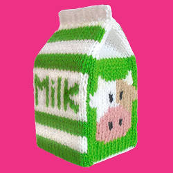 Knitted Milk Carton