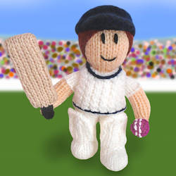 Knitted Cricketer