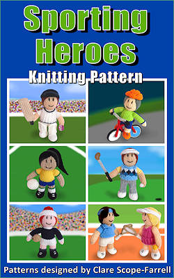Sporting Heroes Knitting Pattern Cover